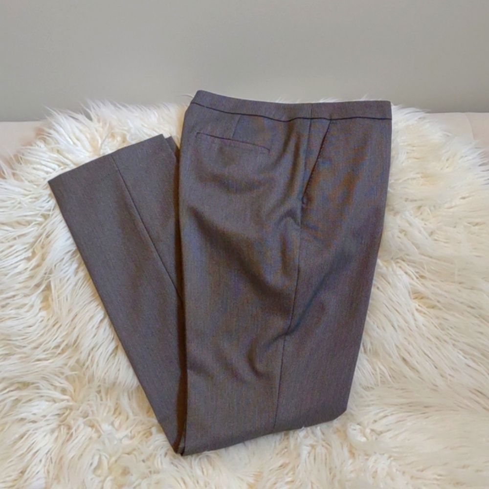Jones New York Sydney Pants Trousers 6 NWT Grey Bi-Stretch Career Work Slacks